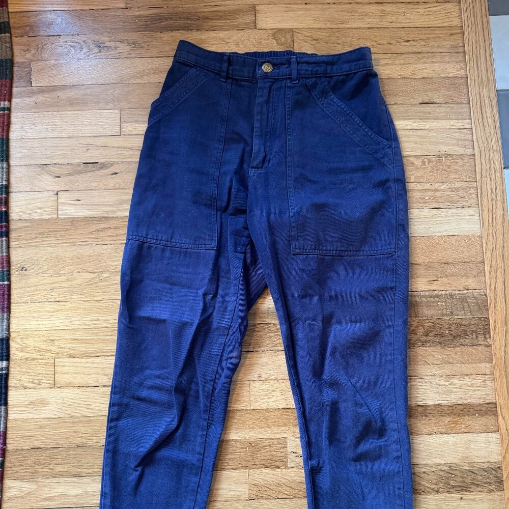 Pencil Pants - Navy Blue - Small